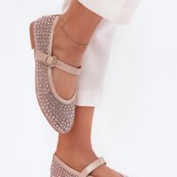 Naiste klassikalised baleriinad paelaga