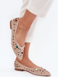 Naiste elegantsed baleriinikingad kristallidega