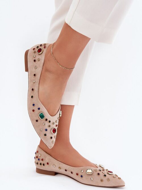 Naiste elegantsed baleriinikingad kristallidega