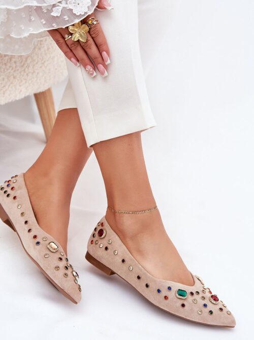 Naiste elegantsed baleriinikingad kristallidega