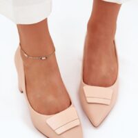 Plokkkontsaga kingad 216313 – stiilsed naistepumpsid