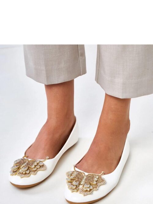 Naiste baleriinid dekoratiivse liblika ja tsirkoonidega