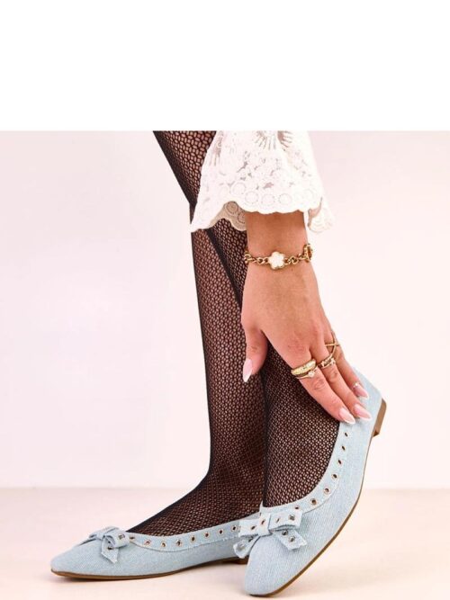 Teksariidest naiste ballerinad nahast sisetallaga