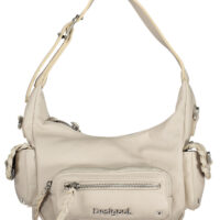 Desigual valge naiste käekott reguleeritavate sangadega