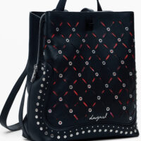 Desigual must väike naiste seljakott needi detailidega