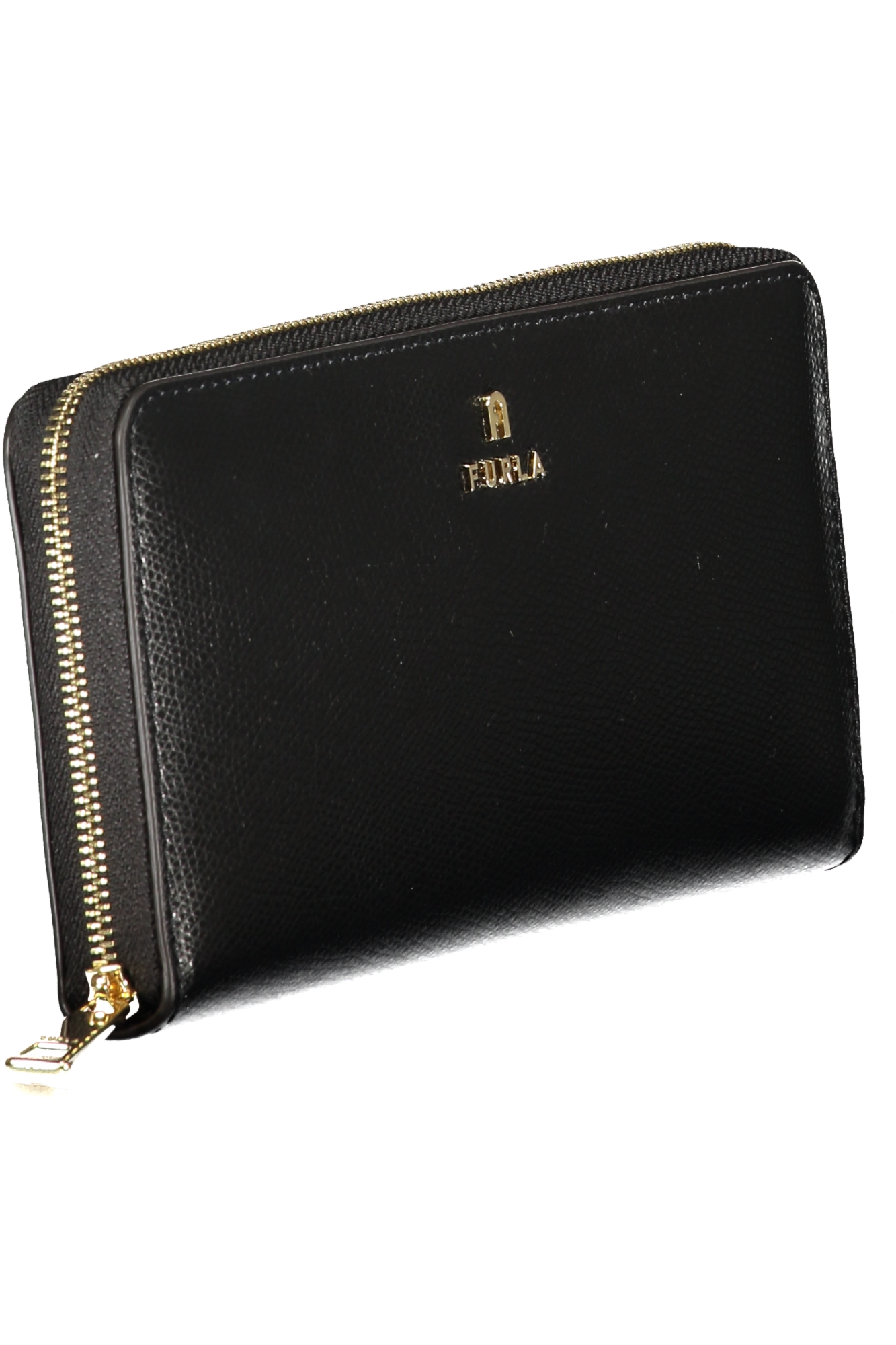 FURLA Camelia Zip Around XL Geldbörse Nero Schwarz Neu