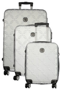 Laura Biagiotti 3-osaline suur hõbedane kohvrikomplekt