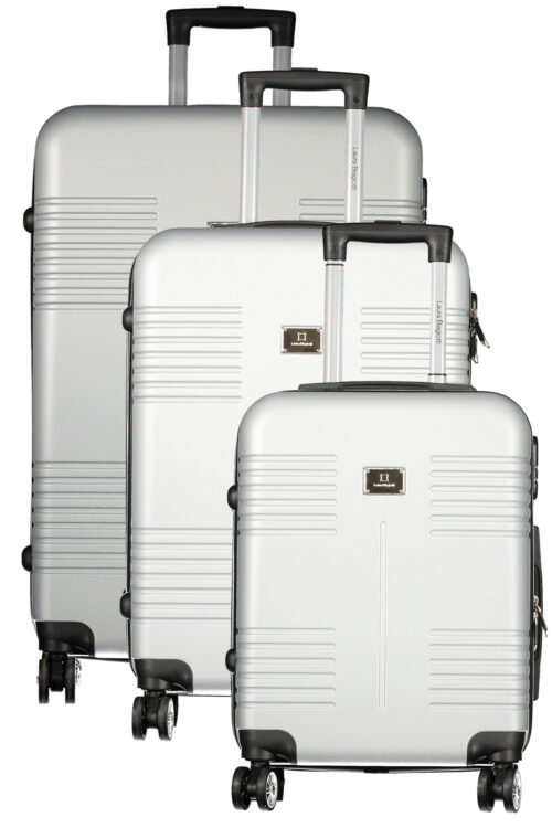 laurabiagiottitrolleygrandedonnaargento_1.jpg Laura Biagiotti 3-osaline suur hõbedane kohvrikomplekt