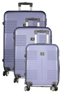 Laura Biagiotti naiste suur sinine rataskohver, 3-osaline komplekt