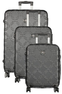 Laura Biagiotti 3-osaline must rataskohvrite komplekt