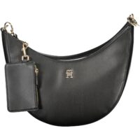 tommyhilfigerborsadonnanero_1.jpg Tommy Hilfiger must naiste õlakott münditaskuga