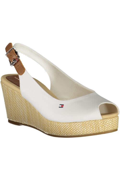 Tommy Hilfiger naiste valged sandaalid 7 cm kontsaga