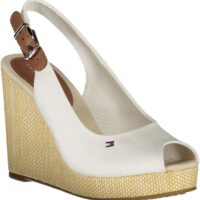 Tommy Hilfiger naiste valged kiilkonts-sandaalid