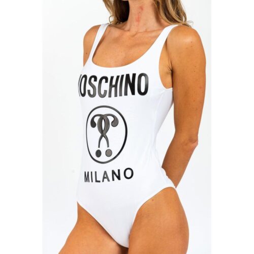 Moschino valge ühes tükis ujumistrikoo