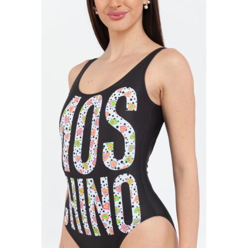 Moschino must ühes tükis ujumistrikoo