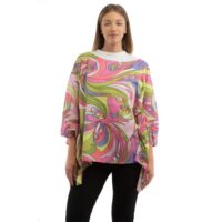 Moschino mitmevärvilise mustriga särk