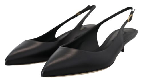Dolce & Gabbana Mustad slingback-kontskingad