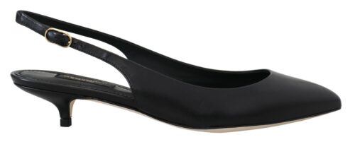 Dolce & Gabbana Mustad slingback-kontskingad