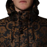 Dolce & Gabbana must lilleline tepitud kapuutsiga jakk 11 Dolce & Gabbana must lilleline tepitud kapuutsiga jakk