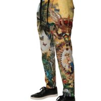 Dolce & Gabbana mitmevärvilised Tropical King lounge-püksid
