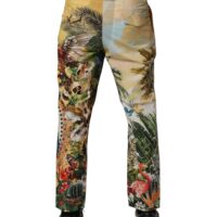 Dolce & Gabbana mitmevärvilised Tropical King lounge-püksid