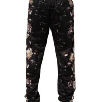 Dolce & Gabbana Mustad lillemustrilised chino-püksid 10 Dolce & Gabbana Mustad lillemustrilised chino-püksid