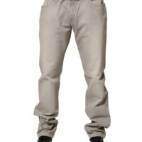 Dolce & Gabbana helehallid sirge lõikega teksapüksid 8 Dolce & Gabbana helehallid sirge lõikega teksapüksid