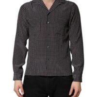 Dolce & Gabbana must mustriga meeste nööpsärk