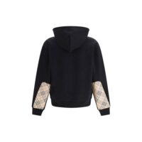 Burberry must kapuutsiga pusa