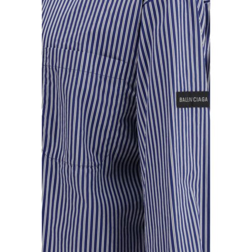 Balenciaga Sinine mustriga särk