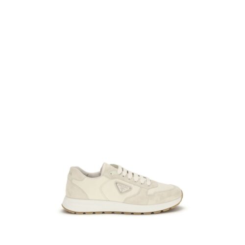 10225892.jpeg Prada Beige Nylon Low Top Sneakers