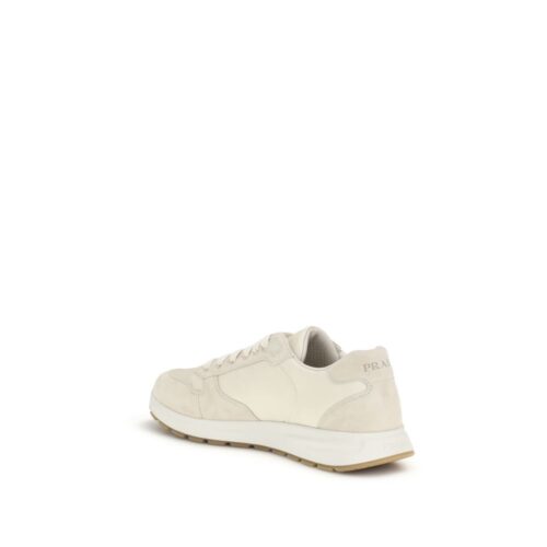 10225896.jpeg Prada Beige Nylon Low Top Sneakers