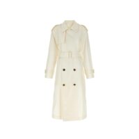 Burberry valge mantel