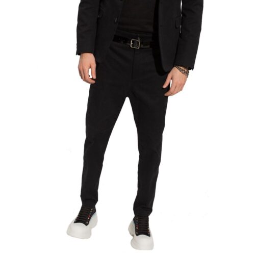 Alexander McQueen mustad vabaajapüksid 2 Alexander McQueen mustad vabaajapüksid