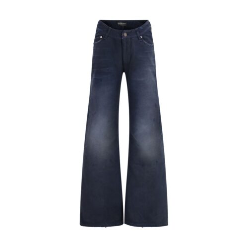 Balenciaga sinised flare-lõikega teksad Curved Waist Jeans