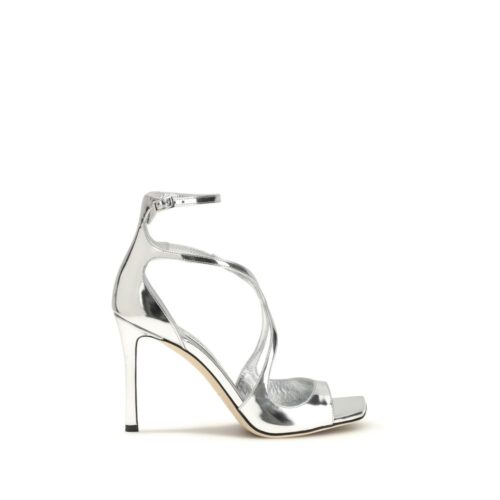 Jimmy Choo Hõbedased sandaalid Azia 95