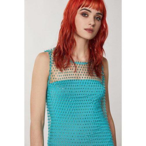 Patrizia Pepe mitmevärviline kokteilikleit