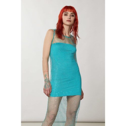 Patrizia Pepe mitmevärviline kokteilikleit