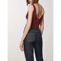 Patrizia Pepe punane varrukateta T-särk