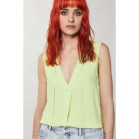 Patrizia Pepe kollased lühikesed minipüksid