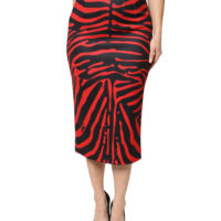 Dolce & Gabbana punane-must sebramustriga pliiatsseelik 6 Dolce & Gabbana punane-must sebramustriga pliiatsseelik