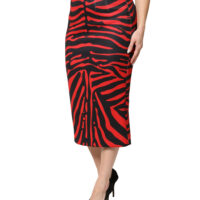 Dolce & Gabbana punane-must sebramustriga pliiatsseelik 8 Dolce & Gabbana punane-must sebramustriga pliiatsseelik