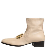 Dolce & Gabbana beežid poolsaapad logoplaadiga