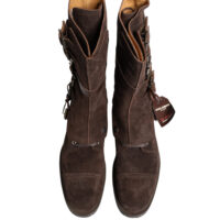 Dolce & Gabbana Pruunid võitlussaapad Buckle Boots 12 Dolce & Gabbana Pruunid võitlussaapad Buckle Boots