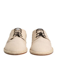 Dolce & Gabbana Beežid lõuendist derby-kingad