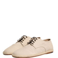 Dolce & Gabbana Beežid lõuendist derby-kingad