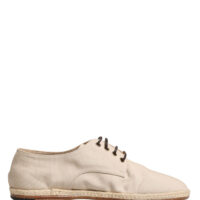 Dolce & Gabbana Beežid lõuendist derby-kingad