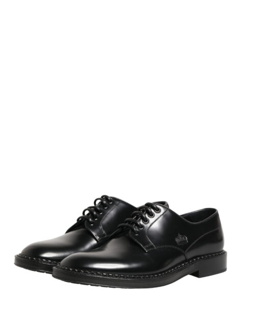 Dolce & Gabbana Meeste mustad krooni logoga nöörkingad 5 Dolce & Gabbana Meeste mustad krooni logoga nöörkingad