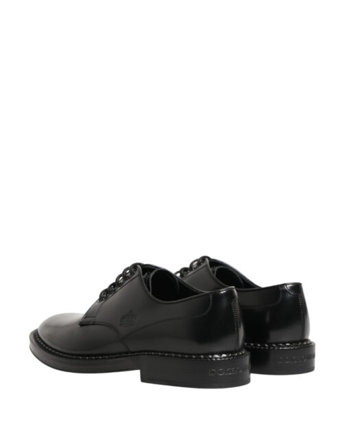 Dolce & Gabbana Meeste mustad krooni logoga nöörkingad 6 Dolce & Gabbana Meeste mustad krooni logoga nöörkingad
