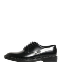 Dolce & Gabbana Meeste mustad krooni logoga nöörkingad 15 Dolce & Gabbana Meeste mustad krooni logoga nöörkingad